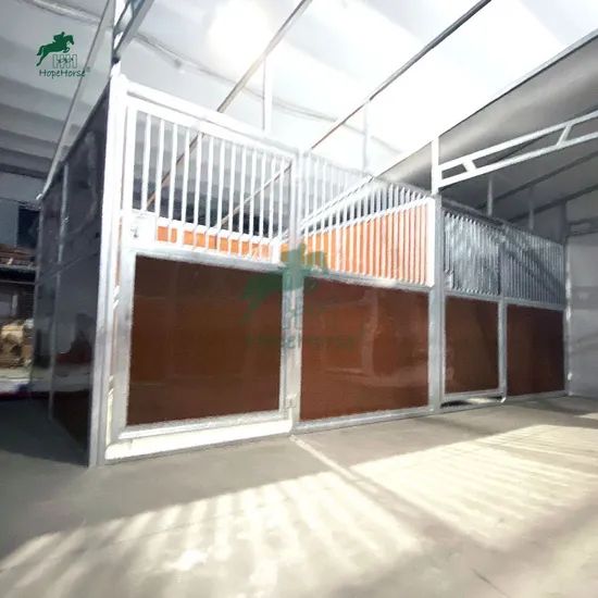 Safe and Strong Portable Galvanized Horse Stable Panel Stall Horse Equipment - Image 4