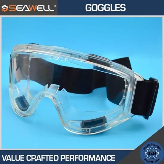 Adjustable Industrial Eye Protection Comfortable Goggles Origin China Lens Material PC Trademark SEAWELL Wearing Style Headband - Image 3