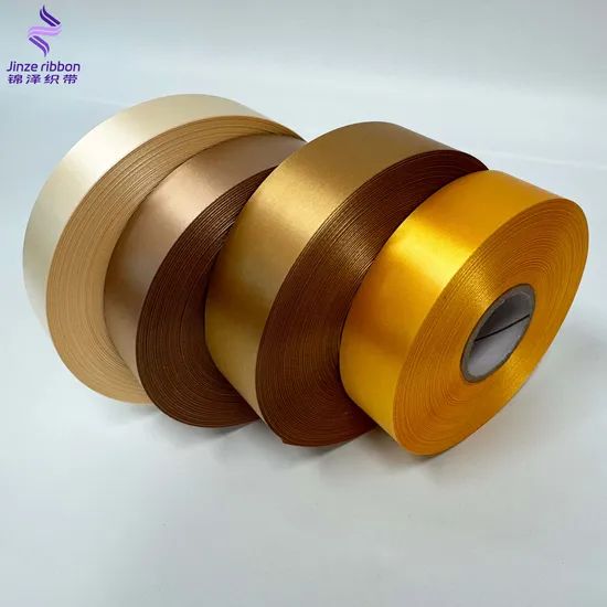 Factory Wholesale 50 mm 2inch Solid Color 100 Polyester Satin Ribbon for Gift Wrapping - Image 6