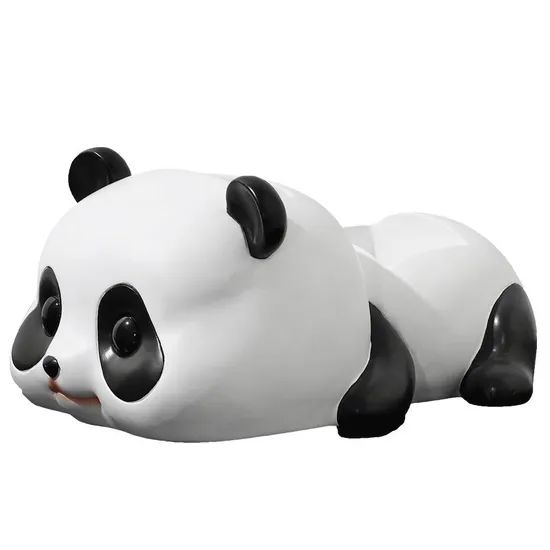 Resin Panda Shape Tissue Paper Box Tabletop Multifunction Tissue Boxes - Image 1