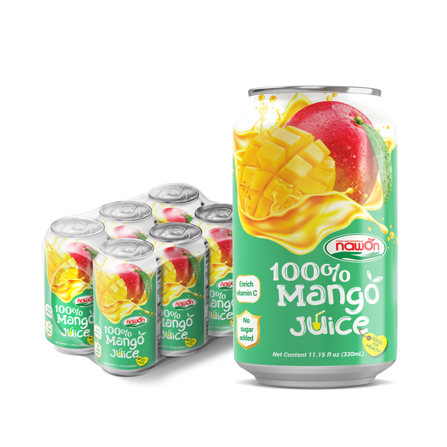 100% Mixed Juice Not From Concentrate Nawon Beverage Wholesale Supplier - 330ML Can - Image 4