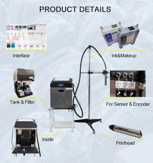 Leadjet V8820 Inkjet Coding Printer on The Carton Box 25 Dots - Image 4