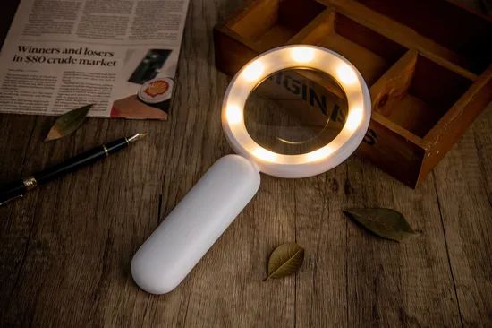 21 LED Handheld Magnifier Reading Lens Magnifying Glass - Image 4