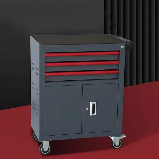 Best Price Drawing Mobile Metal Tool Cabinet Storage Tool Box Cart - Image 4