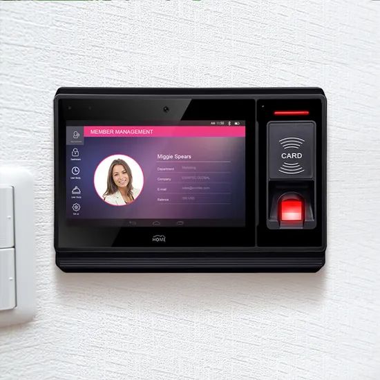 7 Inch Android Biometric Terminal Attendance and Access Control System with NFC RFID Reader - Image 2