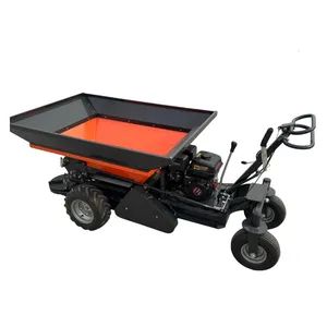 CE Certified Self-Propelled Dual-Purpose Spreader Wide-Area Rotary Lawn Feed Spreader Agricultural Gasoline Fertilizer Spreader - Image 6