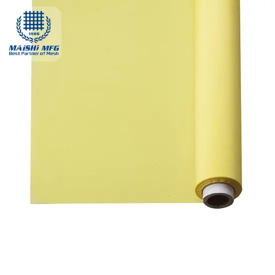 Polyester Mesh Fabric Silk Screen Printing Mesh Model NO. 296 Elasticity Low Width 0.6m-3.6m Trademark MAISHI HS Code - Image 4