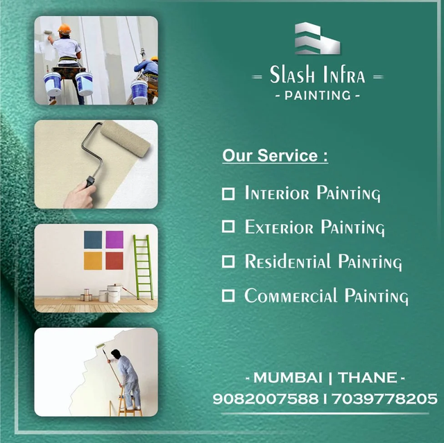 Residential Painting Service Work in Construction Service Location Mumbai Usage Painting services Designing As per - Image 2