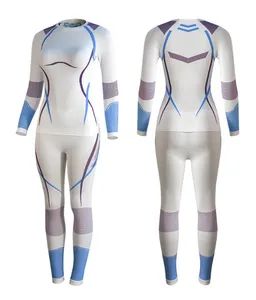 Tight Ski Suit Quick-Drying Top Compression Pants Sweat-Wicking and Warm Base Layer - Image 6