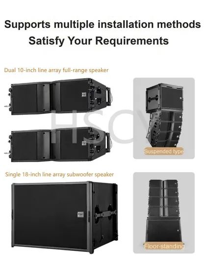 dual 10 Inch 2 Way Passive Line Array Professional Line Array High ...