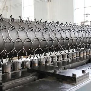 CNC Gabion Wire Net Making Machine Origin China Warranty 1 Year Weight 16000kgs HS Code 8463300000 Twist Number 3 or 5 Trademark WELD LINK - Image 5