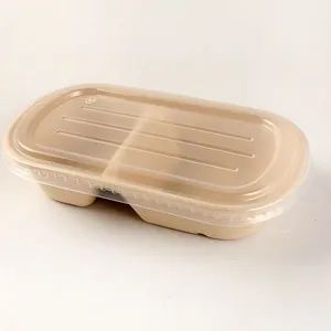 Food Containers Biodegradable Lunch Box Disposable Compostable Tableware Biodegradable Tableware - Image 5