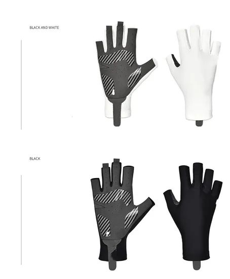 Fingerless Elastic Non-Slip Fishing Gloves for Kayaking Paddling Canoeing Rowing - Image 5