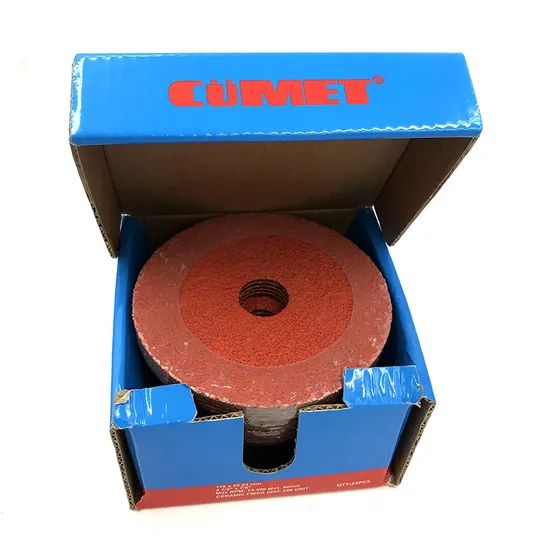 Ceramic Fiber Disc Resin Abrasive Discs Origin China Model NO. P36 Shape Round Disc Standard 4-9 Inch HS Code - Image 4