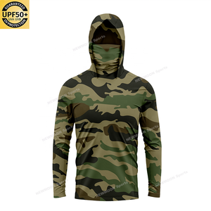 Performance Fishing Wear Fishing Apparel UV Protection Breathable Camouflage Hunting Fishing Shirts With Ventilation Holes - Image 4