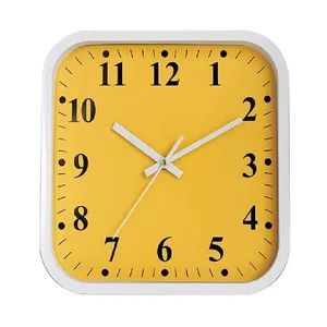 Minimalist Design Plastic Frame Precise Timing Simple Style Wall Clock - Image 4