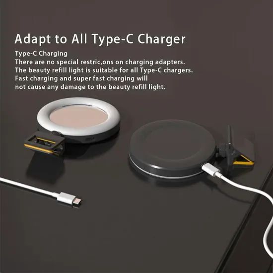 Portable LED Clip Fill Light Live Streaming Makeup Selfie Light - Image 4