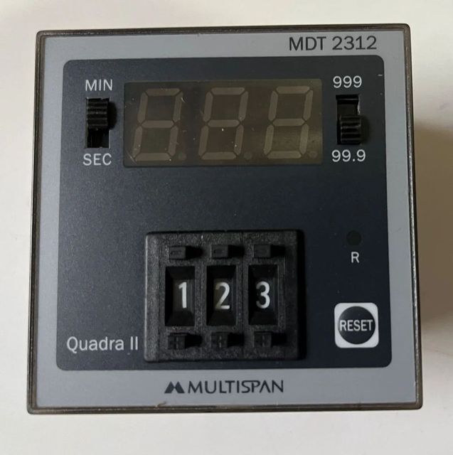 Multispen Digital Preset Table Timer ( Thumb Wheel) Brand Multispen Display Type Digital Set_point Single Set Point Power Supply 230VAC +/- 20%, 50 - Image 2