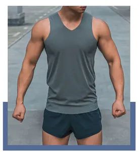 Lightweight Men's Summer Basketball Training Vest - Breathable Ice Silk Top - Image 1