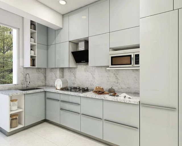 Wooden Modular Kitchen Services Material Wooden Location Uttarakhand Service Mode Offline Kitchen Shape L-Shape Service Duration 5 - Image 2