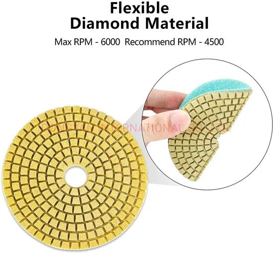 7" Diamond Polishing Pads for Stone - Image 3