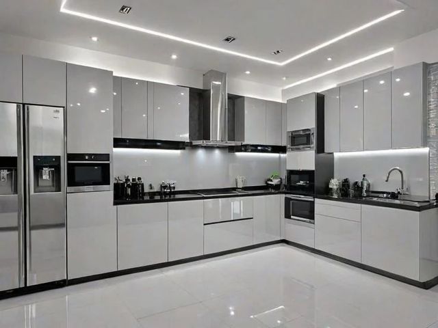 Modular Kitchen Service Kitchen Type All Shutter Finish All Kitchen Layout All Cabinet Core Material All Hardware Brands Kessebohmer, Hettich, Ebco, Blum, Hafele, Grass, - Image 7
