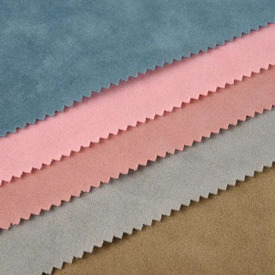 100% Polyester Tricot Flock Fabric 200-270GSM Plain GOAT Short Fiber Shoes 15D MOQ1000 - Image 6