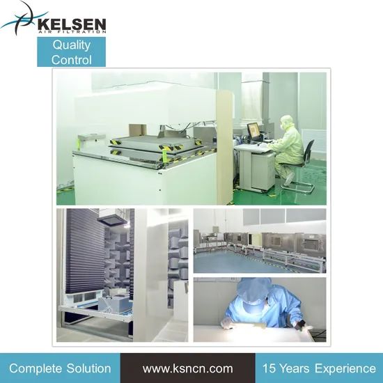 Pharmaceutical Cleanroom HEPA Filter Unit Diffuser Various Trademark KELSEN DOP Test Available Usage Dust Removal Control Mode - Image 6