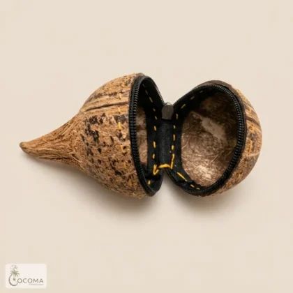 Handmade Coconut Shell Gift Box | Eco-Friendly Natural Storage & Gifting Case - Image 1
