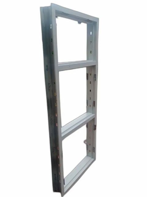 Rectangular 3 Panel UPVC Window Frame Color White Finish Polished Shape Rectangular Frame Thickness 12mm Usage/Application Windows - Image 2
