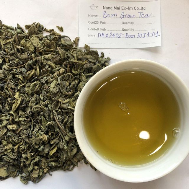 HOT SALE 2024 BOM GREEN TEA WHOLELEAF TEA FULL BODIED FLAVOR GREEN YELLOW LIQUOR BULK QUANTITY FOR EXPORTING - Image 3