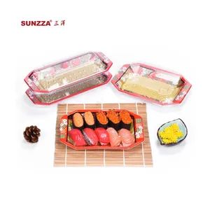 Ziploc Disposable Food Containers Anti-Scratch Disposable Plastic Takeaway Food Packaging Sushi Box - Image 2