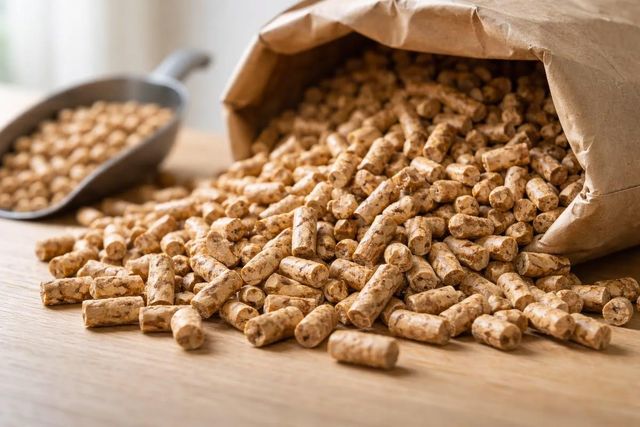 Premium Wood Pellets 100% A1 Certified Spruce Fir Wood High Density 1.5% Ash 3% Moisture Heating System Use Stock - Image 3