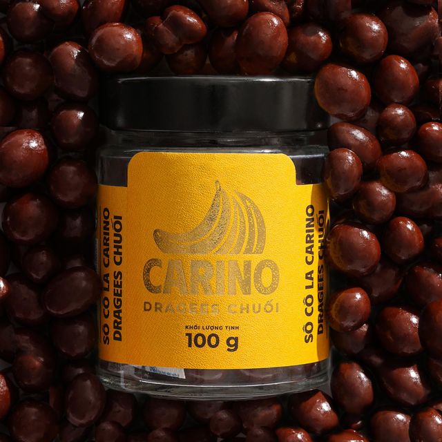 Carino Chocolate Dragees Banana - Image 2
