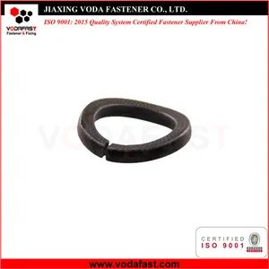 Black Industrial Strength Steel Lock Washer Lock Ring - Image 1