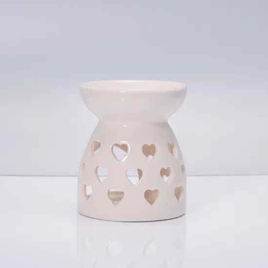 Little Heart Pattern Incense Smoke Furnace Aromatherapy Oil Diffuser for Home Scents - Image 2