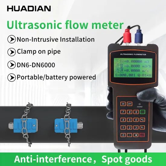 Remote Reading Digital Ultrasonic Clamp-on Water Flow Meter - Image 2