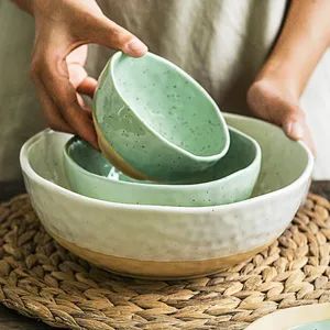 Round Japanese Dinnerware Home Restaurant Dinner Wedding Plate Set - Image 4