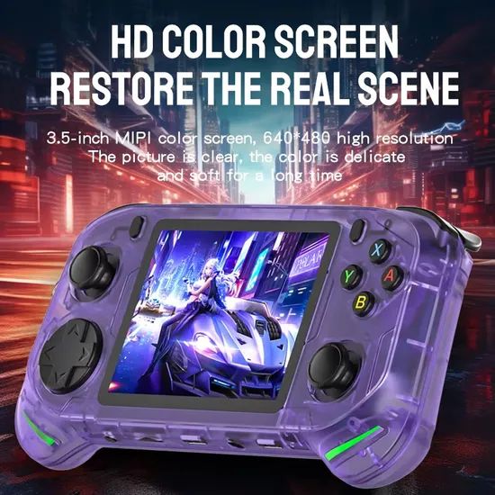 Portable Rx6h Retro 3.5 Inch Handheld Video Game Console Pocket Gaming Player - Image 4