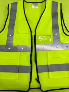 12 Pieces LED Reflective Safety Vest Trademark Aroad HS Code 3926909090 Model NO. PRV30123 Type Reflective Vest Specification XL, L, XXL - Image 3