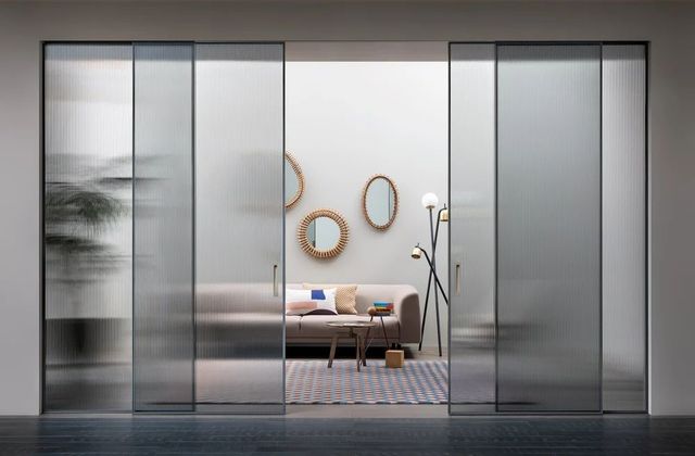 Aluminium Glass Sliding Slim Partition Design Simple Brand Corinzo Material Glass Open Style Sliding Country of Origin Made in - Image 3