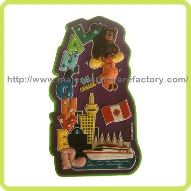 Soft PVC Fridge Magnet Hz 1001 F001 Shape Square Style Creative Color Multicolor Specification SGS Feature with Logo HS Code 7117190000 - Image 1