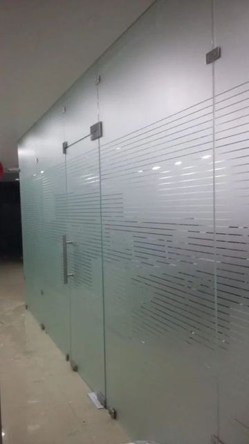 Glass Partition Works Height 7 Feet Features good Material Glass Site Location Hyderabad Type of Glass Clear Glass Partition Type Fixed - Image 1