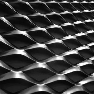Silver Aluminum Metal Expanded Metal Mesh - Image 2