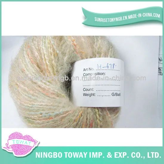 Colorful Hand Knitting Dyed Wool Acrylic Fancy Yarn Key Yarn Pattern Dyed Life Long Life Size Customized Trademark - Image 4
