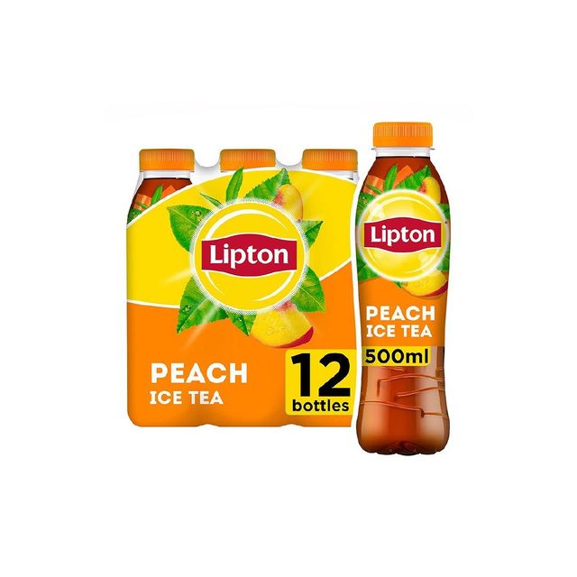 Ready to drink Lipton Peach Iced Tea supplied in 330ml and 500ml bottles - Image 3