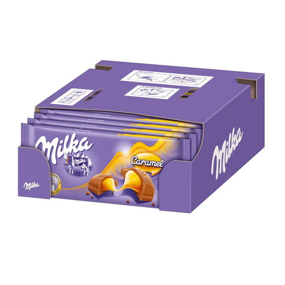 Best Price Milk chocolate from alpine milk milka, with caramel filling, 100 g - Image 3