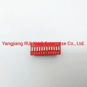 2.54mm Red /Blue Code Switch DIP 12p PCB Connector Housing Plastic HS Code 8541290000 Payment Terms: T/T Interface Type AC/DC - Image 1