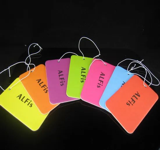Custom Logo Car Fragrance Paper Car Perfume Air Freshener - Image 3
