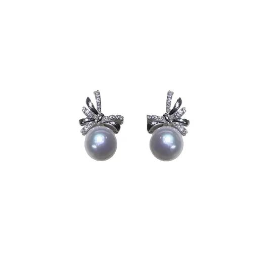Bow Pearl Jewelry Set - Image 6